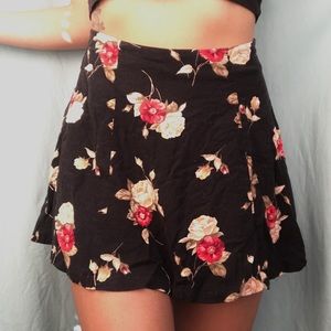 Vintage mini a-line skirt